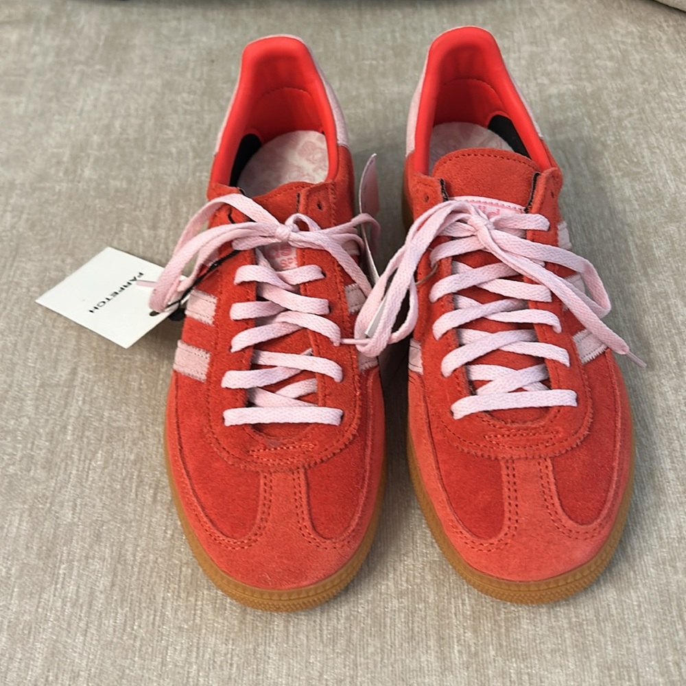 Adidas NWT Handball Spezial Pink and Red Sneakers - Picture 4 of 7